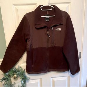 The North Face brown retro denali sweater/jacket